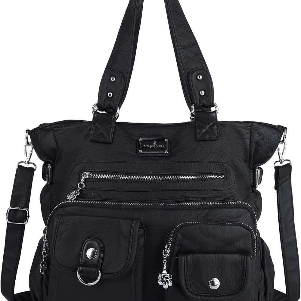 Purses and Handbag for Women Soft PU Leather Shoulder Handbag Women Tote Satchel